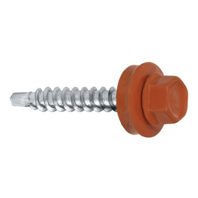 Wkręt-met Wkręt samowiercący farmerski 4,8 x 25 RAL 8004