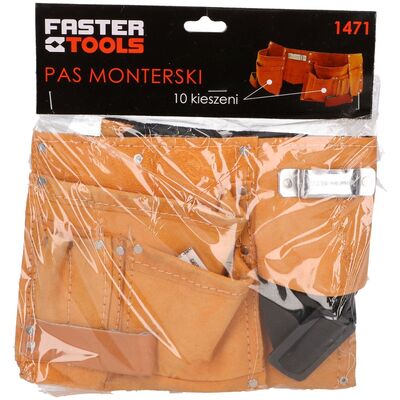 FASTER TOOLS Pas monterski 10 kieszeni
