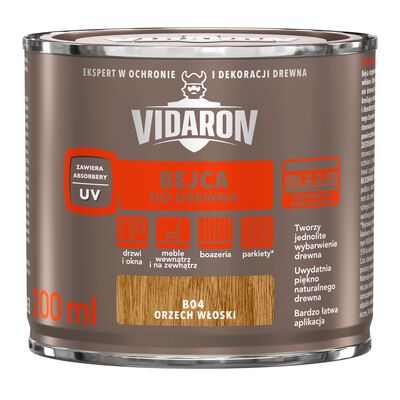 VIDARON Bejca do drewna Orzech Włoski B04 0,2 l