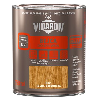 VIDARON Bejca do drewna Sosna Oregońska B02 0,75 l