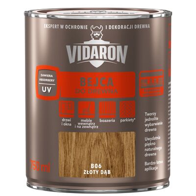 VIDARON Bejca do drewna Złoty Dąb B06 0,75 l