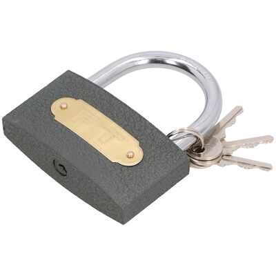 FASTER TOOLS Kłódka żeliwna 75 mm