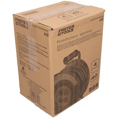 FASTER TOOLS Przedłużacz bębnowy 40 m 3x1,5