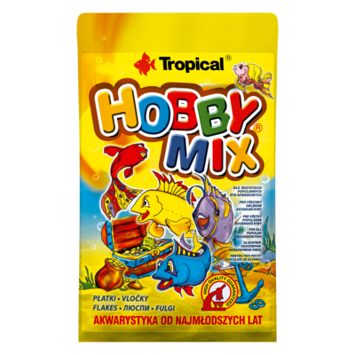 Pokarm dla ryb Hobby-mix płatek 12 g Tropical