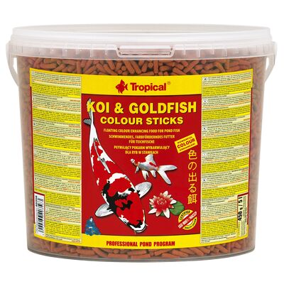 Pokarm dla ryb pływający koigoldFish Colour Sticks 5 l / 450 g Tropical