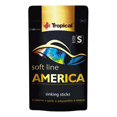 Pokarm dla ryb Soft Line America size S 10 g Tropical