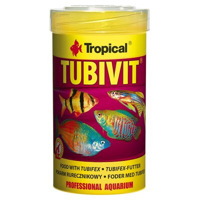 Pokarm dla ryb Tubivit płatek 100 ml / 20 g Tropical