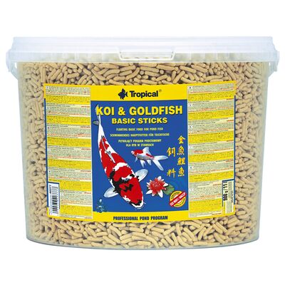 Pokarm dla ryb pływający koigoldFish basic Sticks 11 l / 900 g Tropical