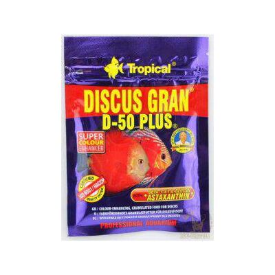 Pokarm dla ryb Discus Gran D-50 Plus płatek 20 g Tropical