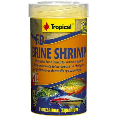 Pokarm dla ryb ozdobnych FD Brine Shrimp 100 ml / 8 g Tropical