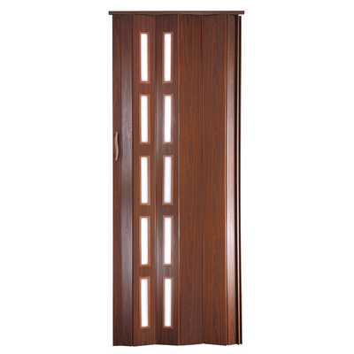 Drzwi harmonijkowe st5 80 x 201 cm mahoń