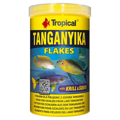 Pokarm dla ryb Tanganyika Flakes 1000 ml / 200 g Tropical