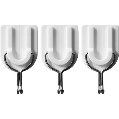 Haczyki naścienne samoprzylepne 3 sztuki