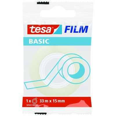 Taśma biurowa tesafilm BASIC 33 m x 15 mm Tesa