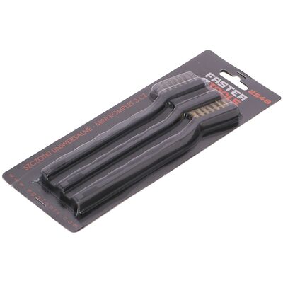 Szczotki druciane mini - zestaw 3 szt. FASTER TOOLS