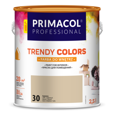 Primacol Farba Trendy Colors kawowy (30) 2,5 l Professional