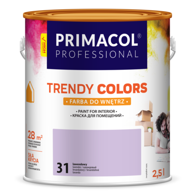 Primacol Farba Trendy Colors lawendowy (31) 2,5 l Professional