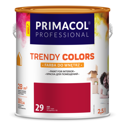 Primacol Farba Trendy Colors chilli (29) 2,5 l Professional