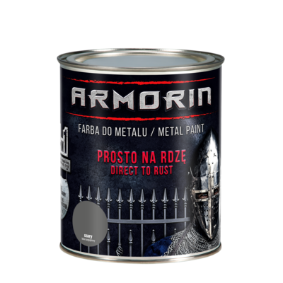 Farba antykorozyjna Armorin szary 0,75 l