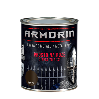 Farba antykorozyjna Armorin ciemny brąz 0,75 l