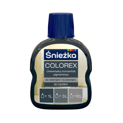 Śnieżka Colorex - Uniwersalny koncentrat pigmentowy 90-czarny 100 ml