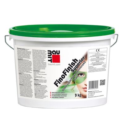 Biała gładź szpachlowa polimerowa FinoFinish Superior - 9 kg BAUMIT