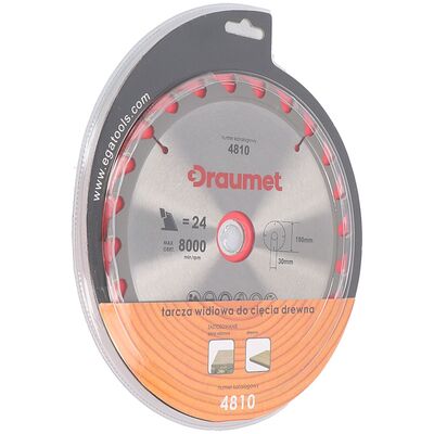Tarcza widiowa do drewna 190 x 30 mm 24z. DRAUMET