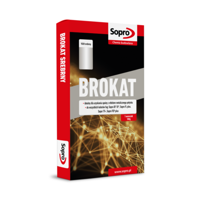 Sopro Fuga brokat srebrny 100 g