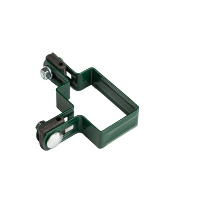 Obejma narożna na słup 40 x 60 mm zielona 6005