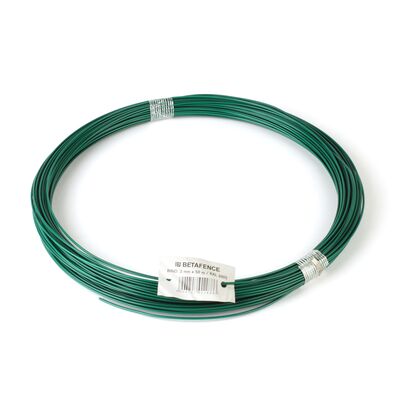 Drut wiązałkowy 2,00 mm 50 m ocynk+PVC zielony