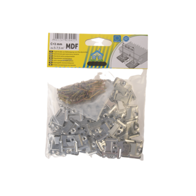 Klamry mocujące do paneli boazeryjnych z gwoździami 2