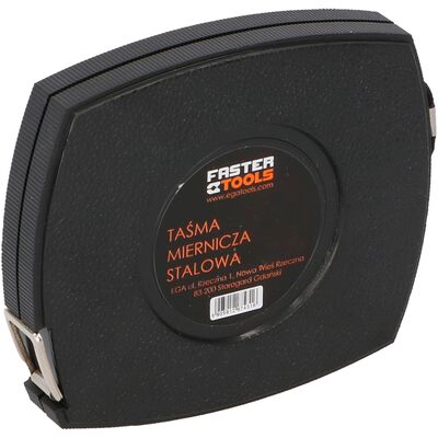 FASTER TOOLS Taśma miernicza stalowa 30 m x 10 mm