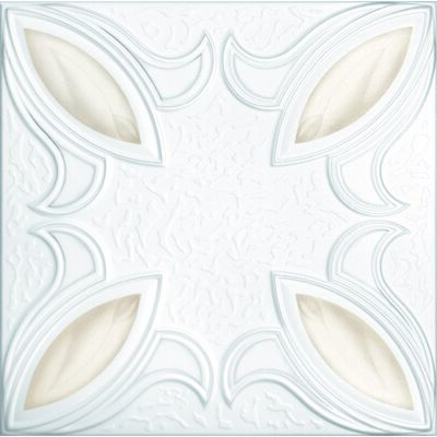 Kaseton sufitowy z polistyrenu Tulip beż 2 m² 50 x 50 cm DMS