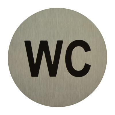 Oznaczenie WC ANO 75 mm inox