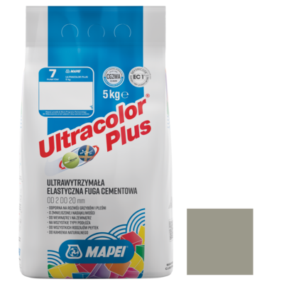 MAPEI Fuga Ultracolor Plus 115 Szary rzeczny 5 kg