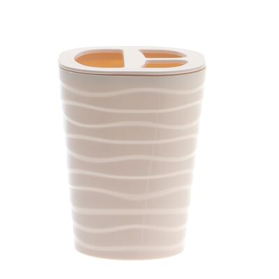 Pojemnik na szczoteczki mix kolorów Wave Malva