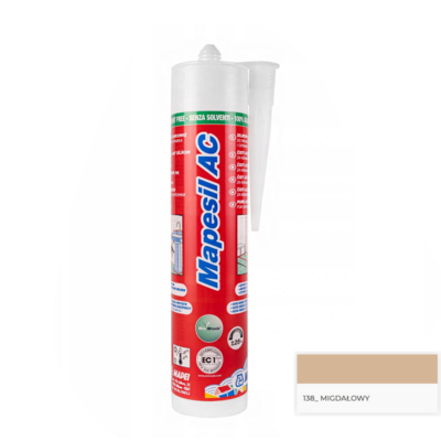 Silikon MAPESIL AC N.138 jasny beż migdałowy 310 ml Mapei
