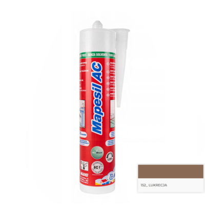 Silikon MAPESIL AC N.152 brąz lukrecja 310 ml Mapei