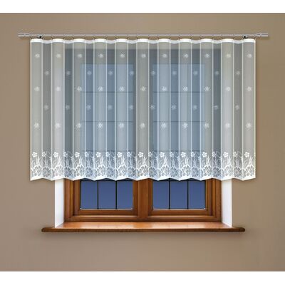 Firanka gotowa z taśmą marszczącą 90 x 300 cm