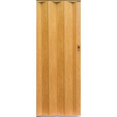 Drzwi harmonijkowe CRYSTALLINE ROYAL 280 86 x 203 cm jasny dąb