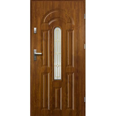 Drzwi zewnętrzne WENUS roco złoty dąb 80 prawe RADEX