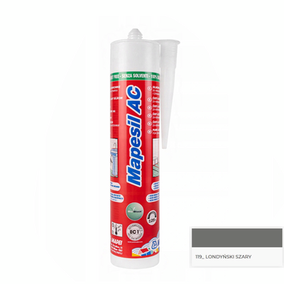 Silikon MAPESIL AC N.119 szary londyński 310 ml Mapei