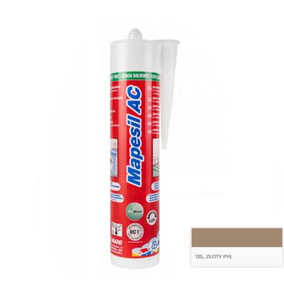Silikon MAPESIL AC N.135 złoty pył 310 ml Mapei