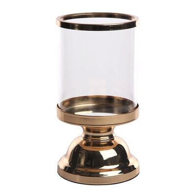 Świecznik złoty 26,5 cm