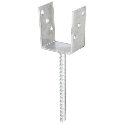 Wspornik słupa forma U stal żebrowana 91 x 104/4