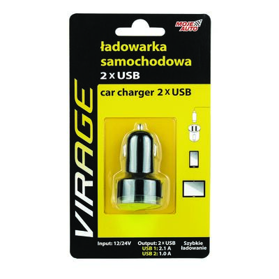 Ładowarka samochodowa 2xUSB