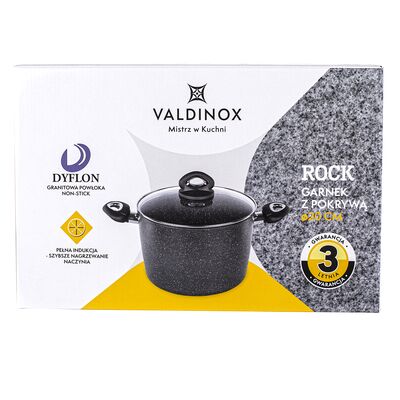 Garnek z pokrywą Valdinox Rock 20 cm 3,2 l