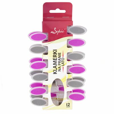 Klamerki do bielizny Lato 12 sztuk