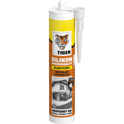 Silikon uniwersalny Tiger biały 280 ml