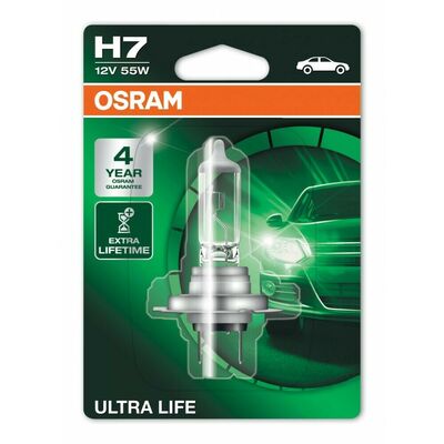 Żarówka samochodowa Osram Ultralife H7 55 W PX26D 12 V